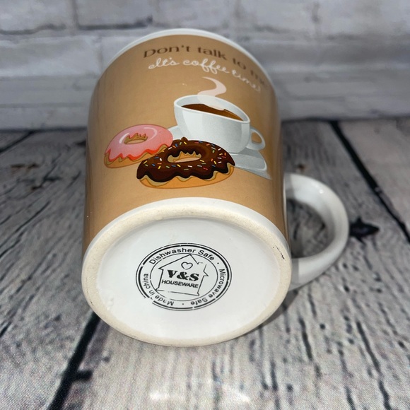 V&S Houseware SUPER CUTE AND FUN double sided coffee mug humor - Picture 3 of 4